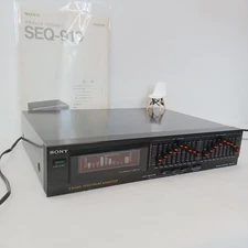 SONY SEQ-910 Graphic Equalizer 9 Band Spectrum Analyzer Audio Ships in 1 Day