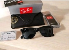 Occhiali Da sole Rayban wayfarer 2140 901A Misura 50/22 Lenti Nere