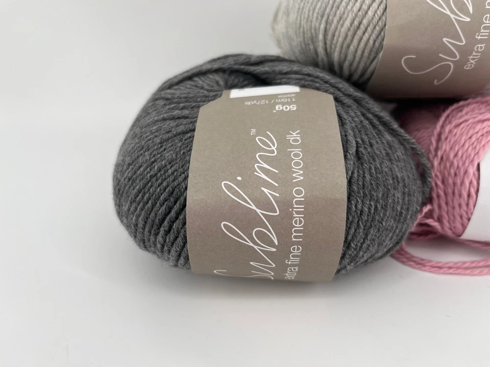 Lot of 3 Sublime DK Yarn | Cotton, Silk, Merino - Image 2 of 4