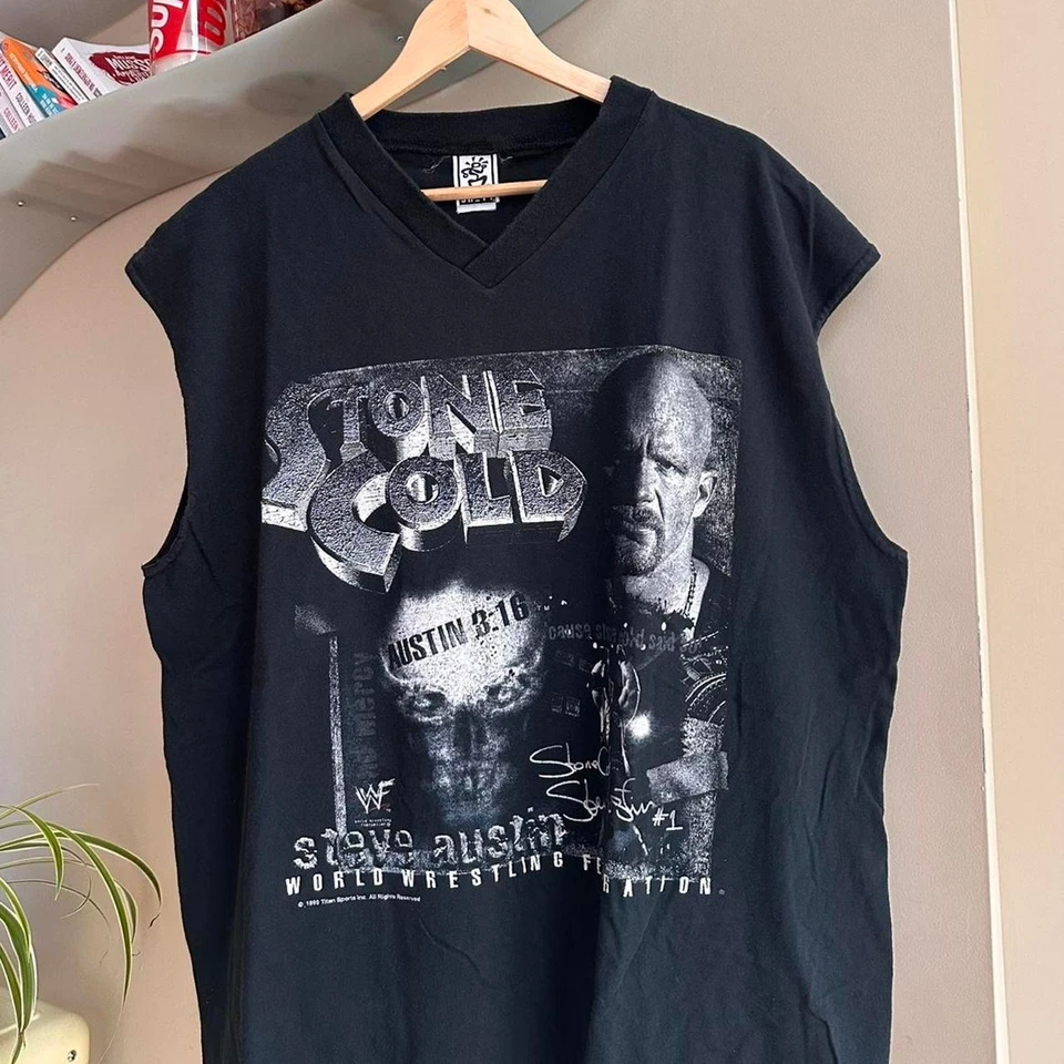 Винтажная рубашка 1999 Stone Cold Steve Austin размер 2XL - Изображение 2 из 4