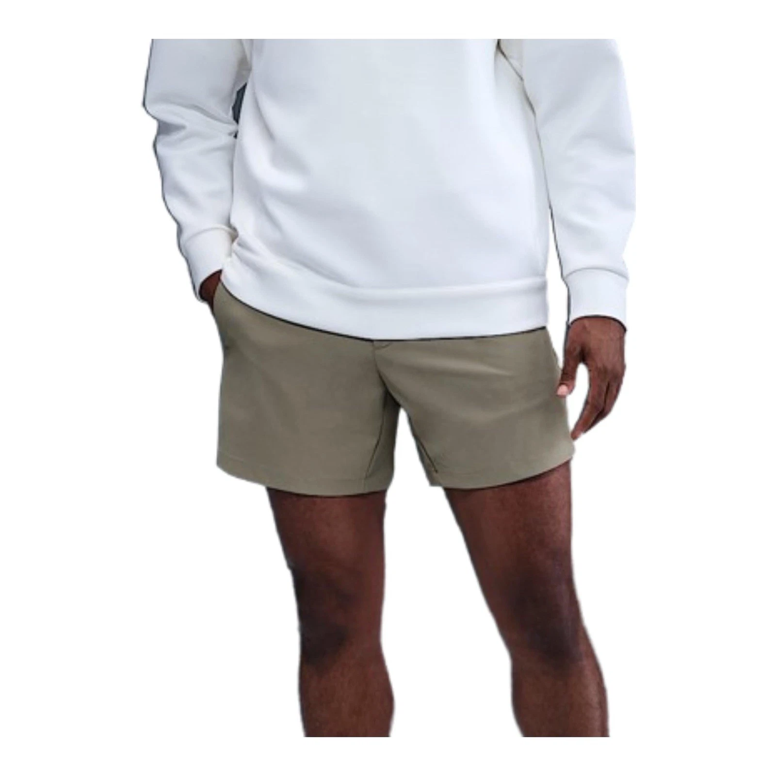 Sz 30- Nike 24.7 PerfectStretch Men's Dri-FIT 6" Shorts, (Light Army/Black).