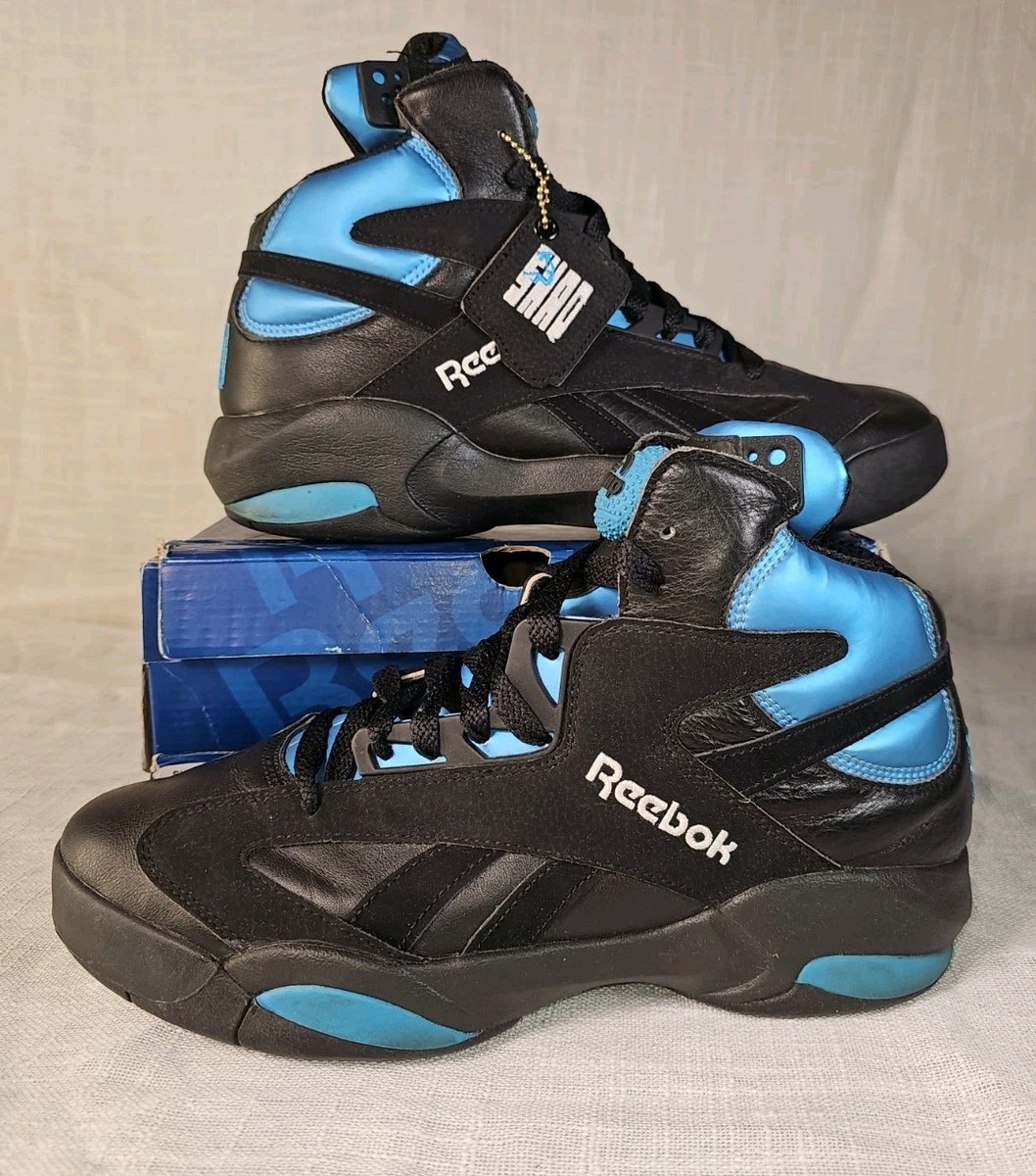 Reebok Shaq Attaq (2013) Black Azure 9.5US V55083 | eBay Reebok Shaq Attaq (2013) Black Azure 9.5US V55083 | eBay