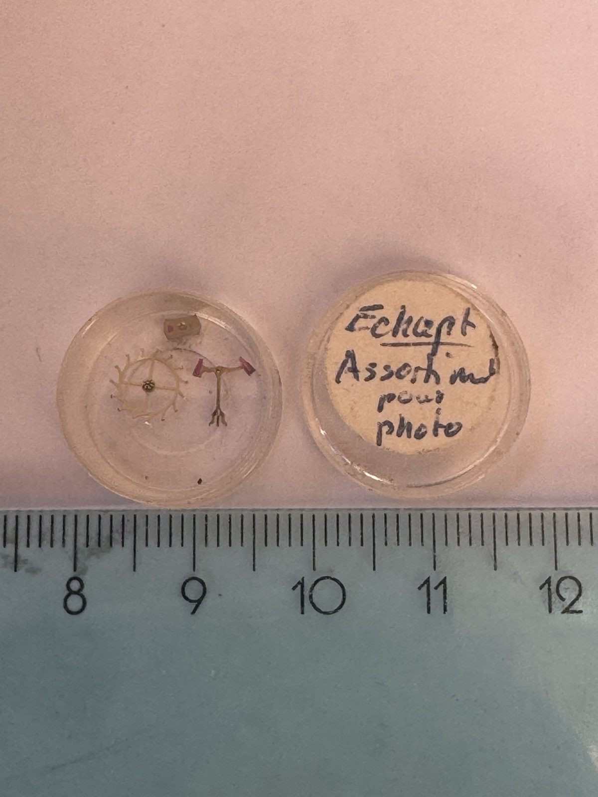 Patek Philippe watch movement balance assembly with anchor