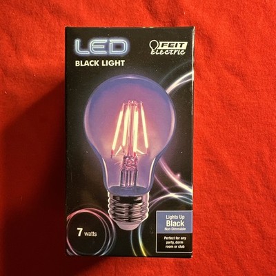 Feit Electric A19/BLB/LED 7W Non Dimmable Black Light LED Light Bulb