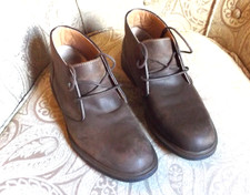 GH Bass Radley Chestnut Brown Chukka Ankle Boots Men s 2 Eye Lace Up Size 10