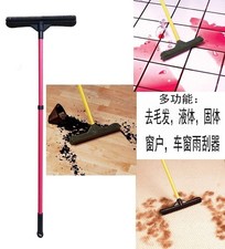 Pet Hair Broom Plastic Long Handle Fur Remover Broom Multifunctional Carpet -Use