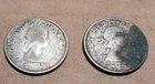 1957 80% Silver Canadian Quarter Lot Of 2