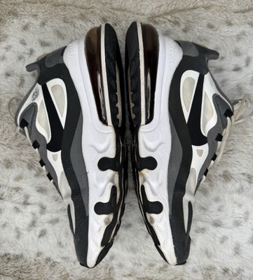 Nike Air Max 270 React AT6174-121 Black White Pewter Gray Men s Size 7