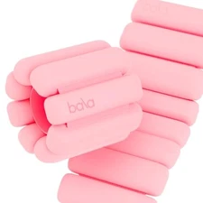 Bala Bangles Wrist & Ankle Weights for Women & Men - Adjustable Silicone