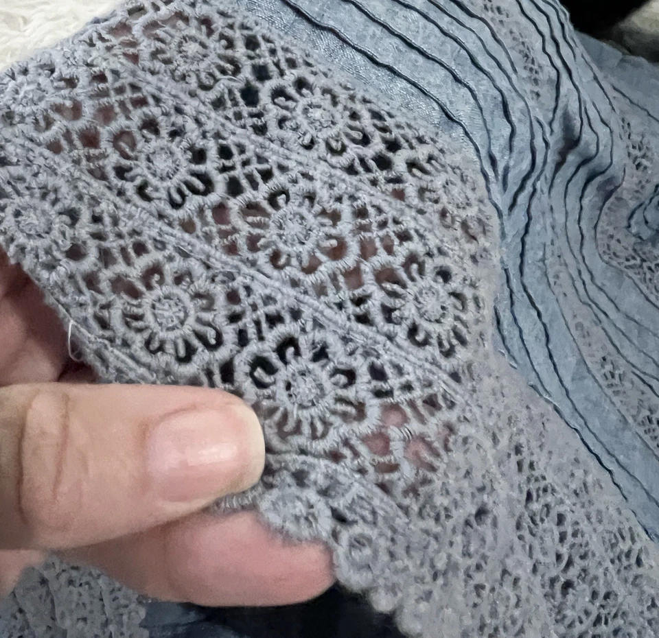 Lucky Womens Chambray Skirt size XS Blue Western Cowgirl Country Girl Pull On - Image 4 of 4