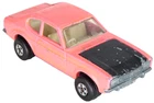 Matchbox Ford Capri No 54 Superfast Rare Pink Vintage 1970 Toy Car