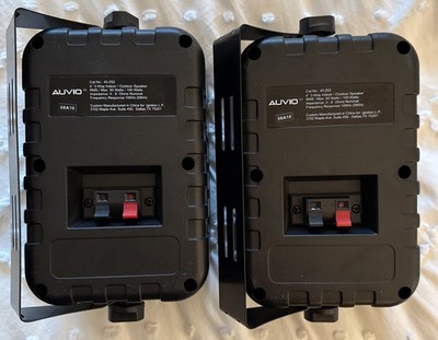 AUVIO Speakers Indoor Outdoor 4  3-way 100 Watt Max 