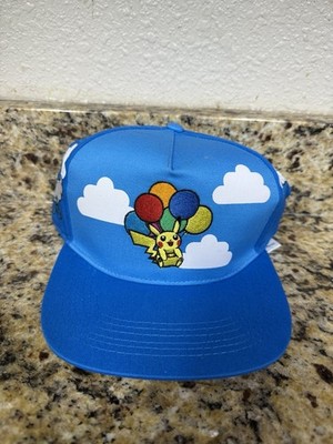 Pokemon Center Embroidered Flying Pikachu SnapBack Hat Altaria Swablu NWOT