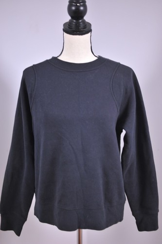 Lululemon Loungeful Crewneck Pullover Sweatshirt Black Women's 6