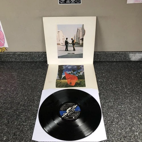 LP VINYL PINK FLOYD ALBUM WISH YOU WERE HERE SHVL 814 UK 1ST PRESS A1/B3 NM-/EX