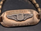 🔥 WWII US ARMY MILITARY AIR FORCE INSIGNIA WINGS 10K GOLD & STERLING BRACELET — photo 2