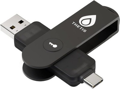 Thetis Pro FIDO2 Sicherheitsschlüssel, Zwei-Faktor-Authentifizierung NFC Sicherheitsschlüssel, Dual