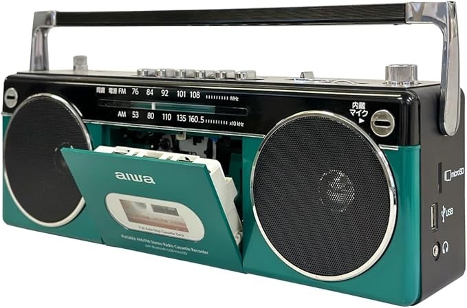 Aiwa radio cassette player audio-G RCP2 green GAA4-RCP0002(GN