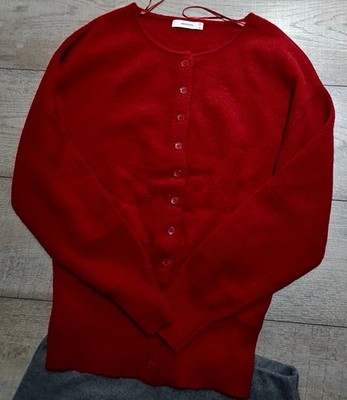 Strickjacke Cardigan neu rot tallierte Reserved L