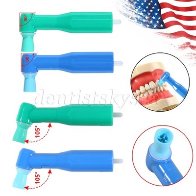 100PCS Dental Disposable Polishing Prophy Angles Prophy Polishing Cups Rubber