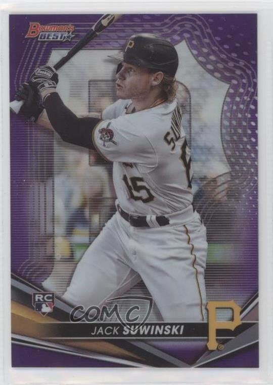 2022 Bowman's Best Purple Refractor 229/250 Jack Suwinski #32 4pn