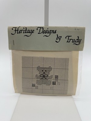 Heritage Designs By Trudy Cross Stitch Kit Toy Blocks Bear