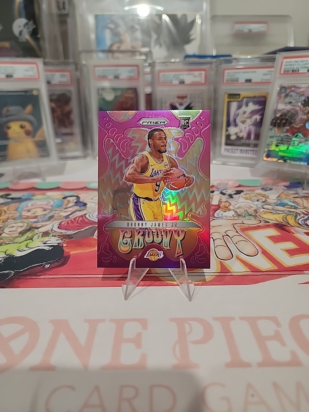 2024-25 Panini Prizm Bronny James Jr. #29 RC Rookie Groovy Case Hit SSP