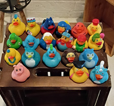 Assorted Mini Rubber Duck Bath Toys Lot - Mixed Colors Characters, JEEP DUCKS