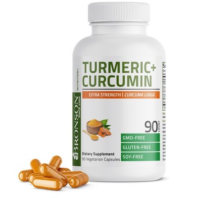 Bronson Turmeric Curcumin, 90 Vegetarian Capsules