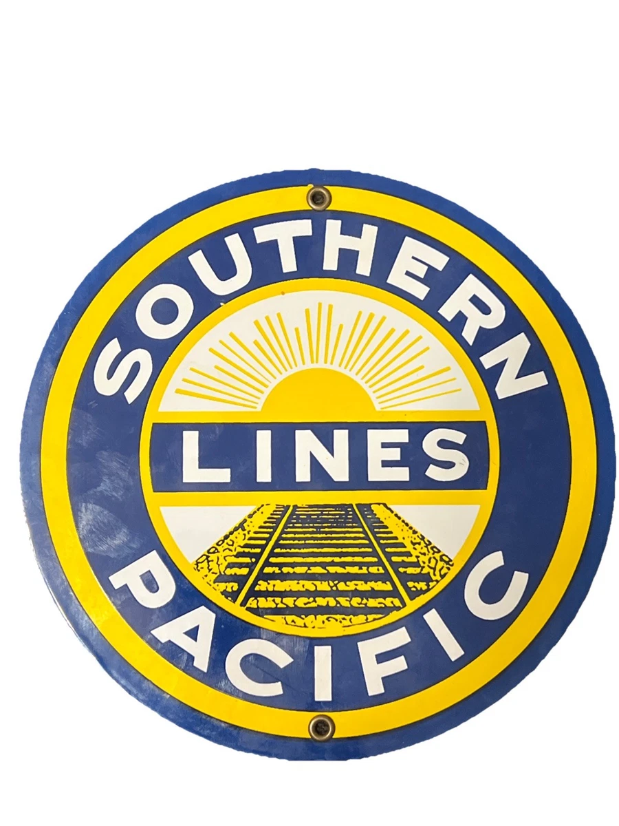 Southern Pacific Sign Indiana Collectible Railroad Signs & Plaques