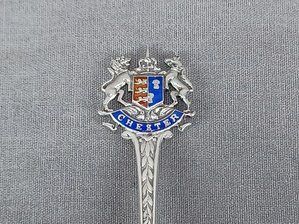 James Fenton Birmingham Chester Armorial 纯银勺子 C. 1935 — 第 2/4 张图片
