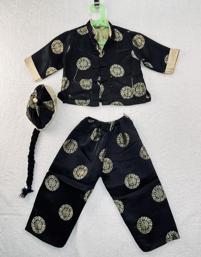 Orential Style Kids Halloween Costume Set Size 5  NEEDS TLC 2266