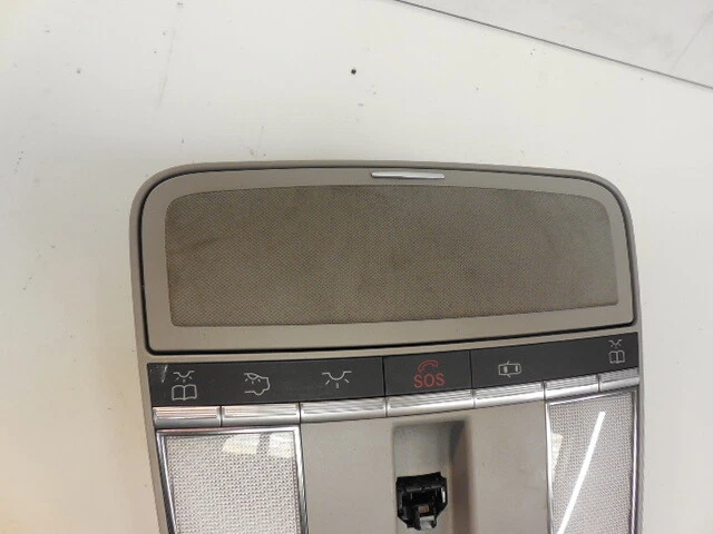 07-13 Mercedes Benz W221 S550 CL550 Overhead Console Dome Light Gray 2168705726 - Image 2 of 4