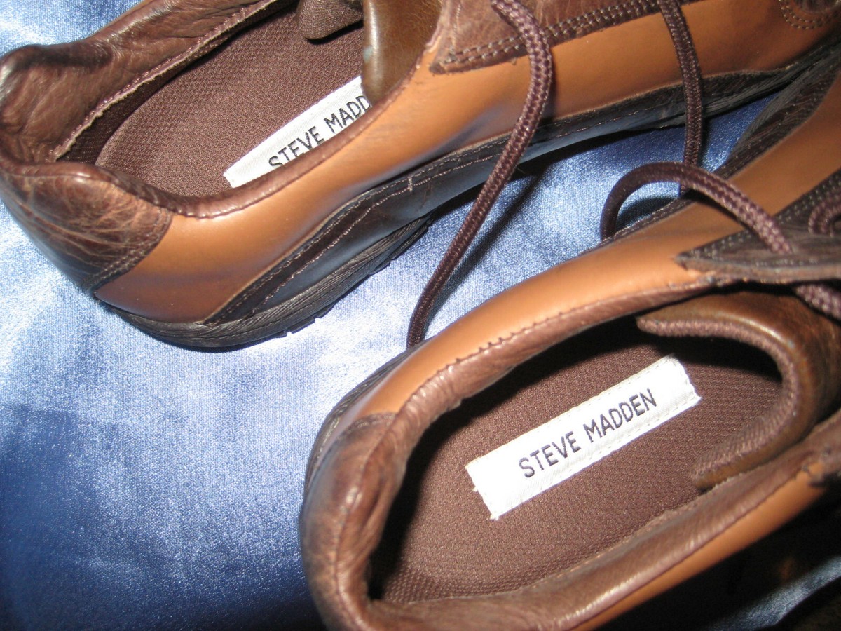 STEVE MADDEN REEZON TWO TONE BROWN MEN display picture 3