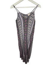 Knox Rose Dress Womens XS Floral Cottagecore Peasant Prairie Sundress High Low