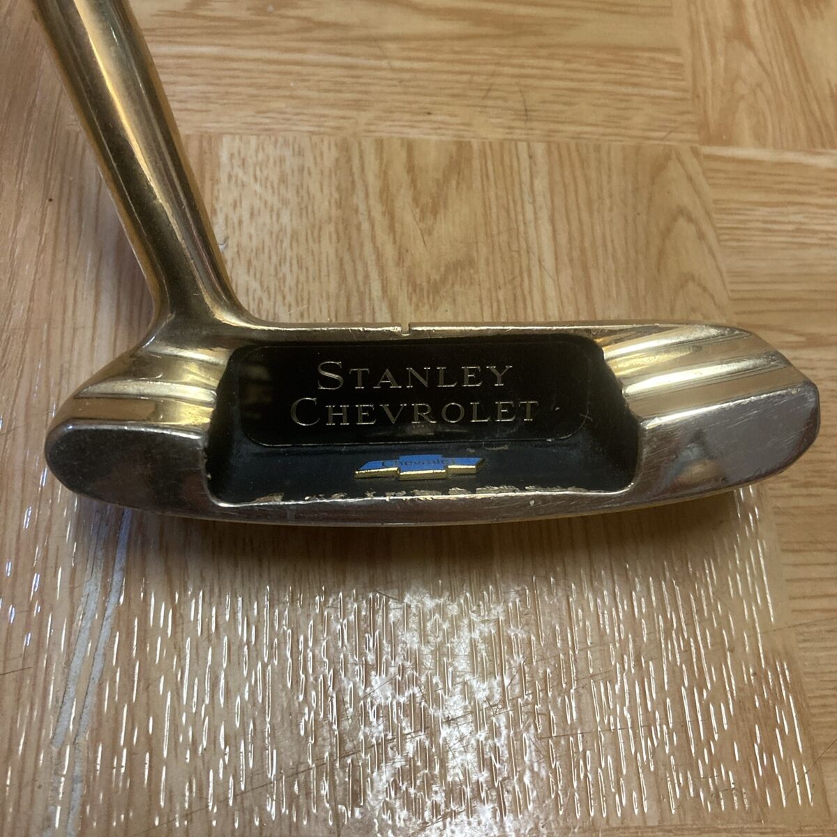 24K Gold Chevrolet Plated Chevy Logo Promotional Golf Putter 24K Gold Chevrolet Plated Chevy Logo Promotional Golf Putter