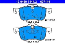 ATE Disc Brake Pad Set For ROVER MG 75 Mg Zt Zt- T 160 180 SFP100511