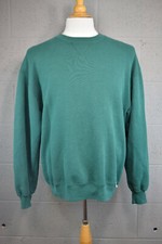 90s Vntg Heavyweight Sweatshirt Russell Athletic Green Large Made in USA 50/50