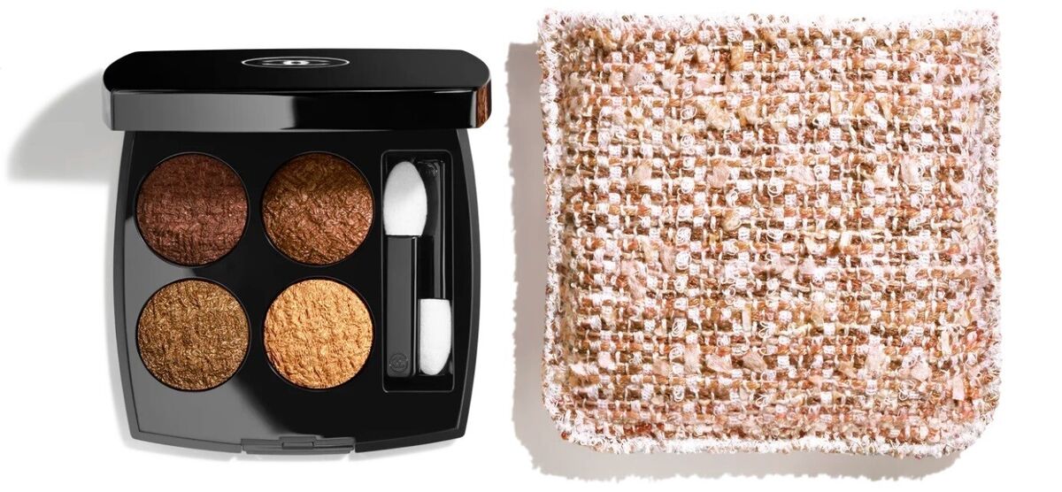 2 g. 0.07 oz Chanel Les 4 Ombres Tweed (01-Tweed Cuivré 2 g. 0.07 oz Chanel Les 4 Ombres Tweed (01-Tweed Cuivré
