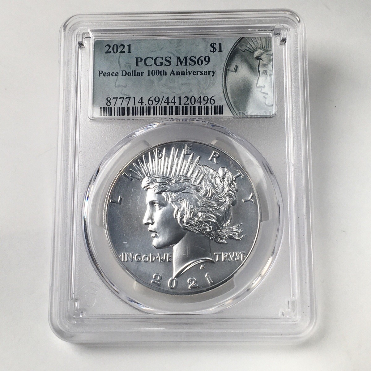 2021 Peace Dollar 100th Anniversary PCGS MS69 Coin #69 | eBay