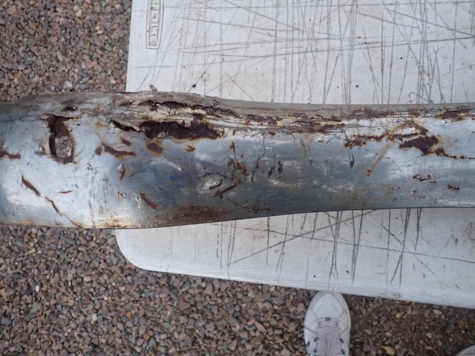 Original 1937 Ford Sedan Delivery Rear Bumper Rare Ford OEM! - Image 3 of 4