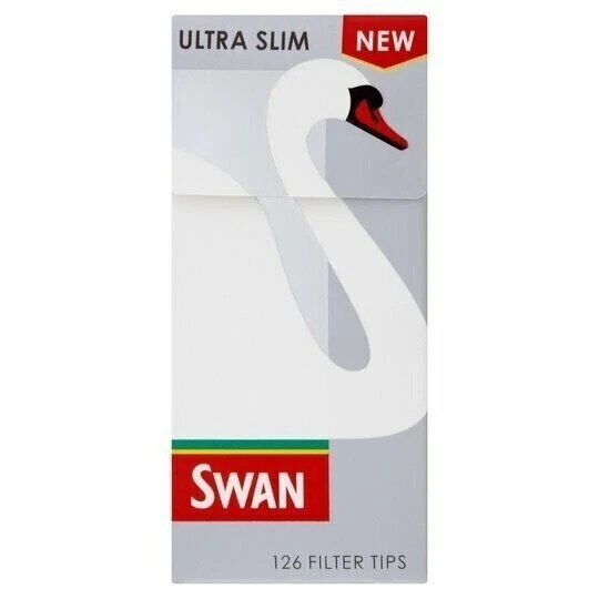 20 x Swan Ultra Slim Filter Tips 126 Tip Per Pack (Full Box) - Image 3 of 3