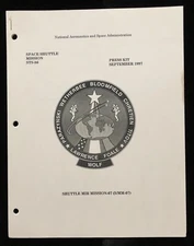 STS-86 NASA RELEASED SPACE SHUTTLE MISSION PRESS KIT