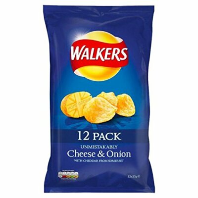 Walkers Cheese & Onion Chips 12 pro Packung