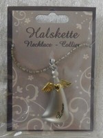 Halskette Engel, Schutzengel Love, Collier Mit Herz, Silber Ca. 45 Cm