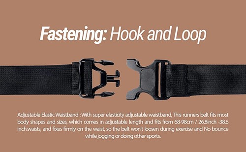 Running Belt Waterproof Adjustable Anti-Theft Unisex Waist Bag for Outdoor Sport - Photo 11 sur 22