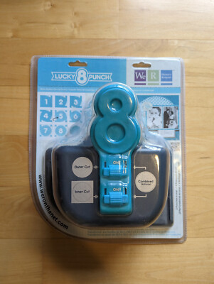 We R Memory Keepers Lucky 8 Punch Retro Scallop