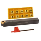 45°  SSDCN 1212H09 Lathe External Turning Tool Holder + SCMT09T308  insert