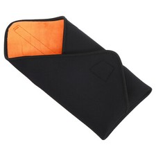 15.7"x15.7" Camera Protective Wrap with Thick Protective Neoprene, Black Orange