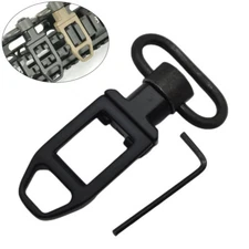 Quick Release Detachable Ambush Loop Point Sling Swivel picatinny Rail QD Mount